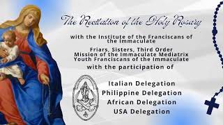 19 OCTOBER 2024 THE RECITATION OF THE HOLY ROSARY WITH THE FRANCISCANS OF THE IMMACULATE [upl. by Lowery]