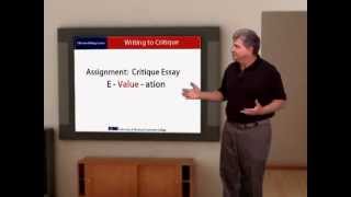 How to Write a Critique Essay An Evaluation Essay [upl. by Jayme]