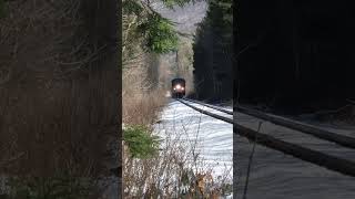 Amtrak Vermonter going through Middlesex VT train amtrak vermont [upl. by Krischer]