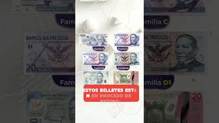 Billetes de 20 pesos mexicanos en Proceso de retiro qué aun valen [upl. by Anitsirk813]