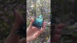 Olivenorma Blue Sandstone With Turquoise Healing Orgone Pyramid [upl. by Irina]