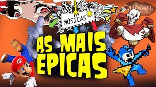 As Mais Épicas Músicas dos Games  TOP 5  Quasar Jogos [upl. by Nnylodnewg392]