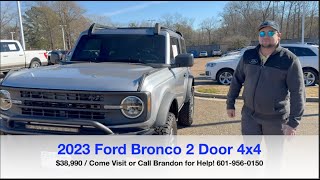 2023 Ford Bronco 2 Door 4x4 for Sale [upl. by Rollo]