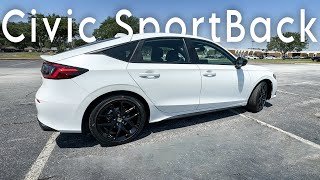 2024 Honda Civic Sport Hatchback 20 Review 1 Week Later  Accelerated Tuesdays [upl. by Moule498]