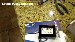 Enttec Pro DMX Unboxing and take Apart [upl. by Binni714]