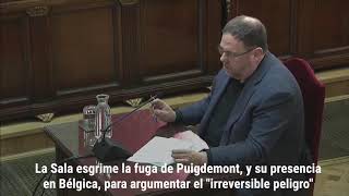 El Supremo impide a Junqueras ir a Bruselas para ser eurodiputado [upl. by Dolley]