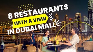 Top 10 Restaurants and café in Dubai Mall  Travel Vlog [upl. by Busey]