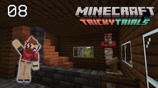 Villager Trading House with an Auto Sugarcane Farm  Lets Play Minecraft  Episode 8 [upl. by Ettelimay]