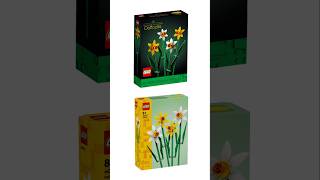 Why does this LEGO set have 2 DIFFERENT BOXES lego legosets minifigures legominifiguresflowers [upl. by Iruj]