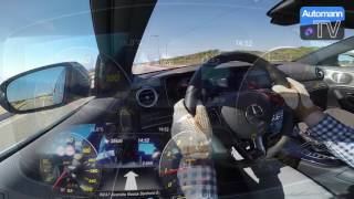 2017 Mercedes E 400 333hp 0 100 km h acceleration 60FPS [upl. by Arrehs]