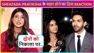 Samriddhi Shukla Reaction On Shehzada amp Pratikshas Termination From YRKKH [upl. by Grados]