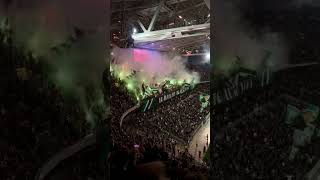 25 years Ultra Boys Hammarby Pyro Choreo Hammarby IF vs BK Häcken Ultras [upl. by Esinart]