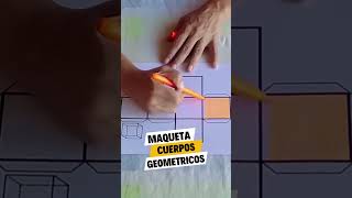 Paso a paso como hacer una maqueta de cuerpos geométricos [upl. by Siobhan]