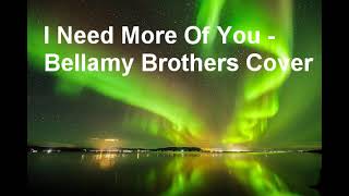 i need more of you  bellamy brothers cover [upl. by Yma]