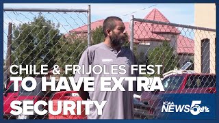 Pueblo Chile and Frijoles Festival to have extra security [upl. by Assetan]