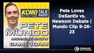 Pete Loves DeSantis vs Newsom Debate  Mundo Clip 92623 [upl. by Botnick]