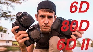 Canon 6D vs 80D vs 6D Mark II [upl. by Neggem]