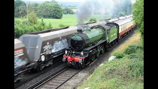 STEAM DREAMS 04072023 GARDEN OF ENGLAND with Mayflower 61306 Seen at Sth Darenth and Dunton Green [upl. by Spoor33]