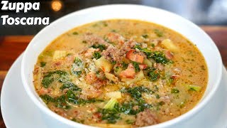 I Could Eat This Soup Every Day amp Never Get Tired Of It Easy Zuppa Toscana Recipe [upl. by Eicam]