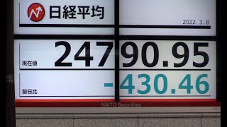 東京株、２万５０００円割れ [upl. by Esirahc]