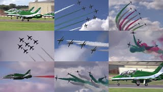 240721 RIAT 2024  Royal Saudi Air Force Saudi Hawks Flying Display at Day 3 [upl. by Nevs258]