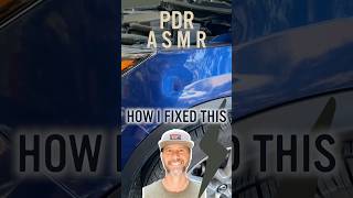 Here is how to fix a dent in a car fender with PDR paintless dent removal [upl. by Haydon622]