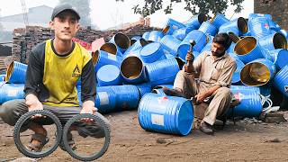 quotIncrediblequot Process Of Making Tricycle Tires From Scratch In A Local Factory [upl. by Milzie]