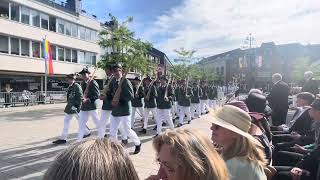 Schützenfest Willich 2024 Aufmarsch zur Parade mit dem BSMK Kleinenbroich [upl. by Tonia]