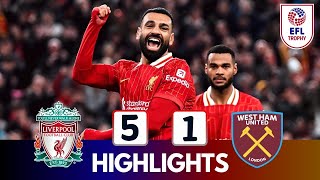 Liverpool vs West Ham 51 Highlights amp All Goals 2024 HD [upl. by Junno942]