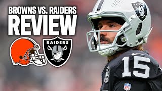 Browns vs Raiders Week 4 Game Review  PFF [upl. by Haidedej333]