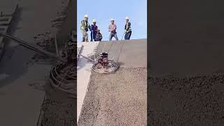 Cement slope protection smoothing process Good tools and machinery can increase work efficiency [upl. by Furtek]