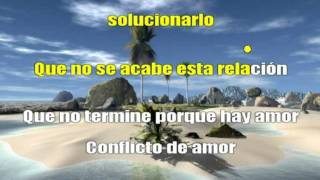 Karaoke Salsero  Conflicto de Amor [upl. by Ahsienaj476]