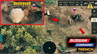 Update From Kursk  Super Dawn of Destruction Russian Trench Targeted by Ukraine Striker Drones [upl. by Naud901]