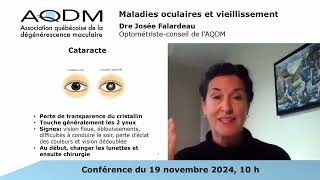 2024 11 19 Conference AQDM Vieillissement [upl. by Valda966]