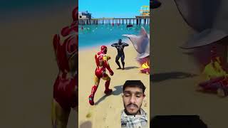 Iron Man vs Venam cartoon spiderman ironman venami viralvideo vtuber shortvideo shorts [upl. by Glorianna]