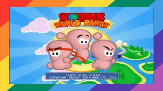 TAS PSX Worms World Party All Missions [upl. by Naujit]