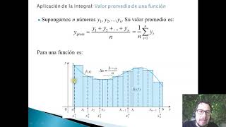 AM1 Clase29a Valor promedio de una funcion [upl. by Enigroeg177]