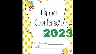 Caderno de planejamento anual para Coordenador pedagógico 2023 Tema Abelhas [upl. by Airt]