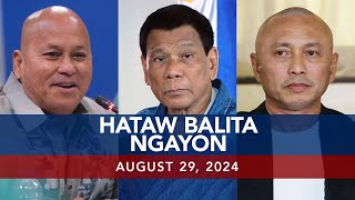 UNTV Hataw Balita Ngayon  August 29 2024 [upl. by Ralf]