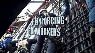 Reinforcing Ironworkers 46 at One World Trade Center pt1 [upl. by Plunkett237]