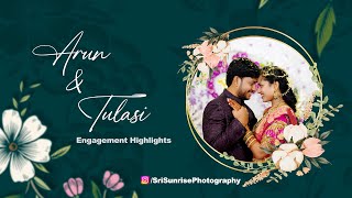 Arun ♥ Tulasi Engagement 4K Cinimatic Video [upl. by Horlacher]