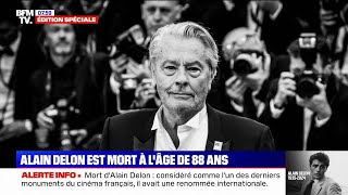 Mort dAlain Delon retour sur la carrière de lacteur français décédé à 88 ans [upl. by Drews]