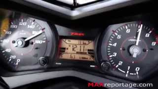 2015 Yamaha TMAX 530 acceleration 0170 kmh [upl. by Creedon]