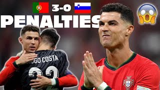 Portugal Vs Slovenia 30  Full Penalty Shootout  EURO 2024 [upl. by Eydie78]