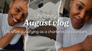 A life lately kind of vlog  August  life after qualifying as a chartered accountant [upl. by Odom97]