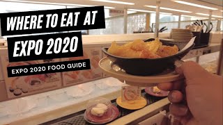 WHERE TO EAT AT EXPO 2020  Food amp Restaurant Guide Inside the Expo 2020 with prices [upl. by Notlit159]