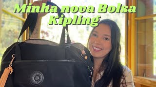 O que tem na minha Bolsa Kipling  KIPLING Organize Art  DRESSINN [upl. by Anirrok]