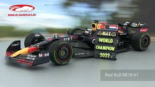 ckmodelcarsvideo Max Verstappen Red Bull RB18 1 Sieger Japan GP F1 Weltmeister 2022 Minichamps [upl. by Osicran584]