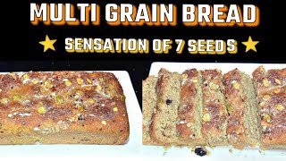 MULTI GRAIN BREAD BY QUICK RECIPES WHOLE WHEAT BREAD HEALTHY MULTI SEED BREAD [upl. by Tomas709]