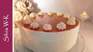 Rhabarbertorte fein  Feine Rhabarbertorte  Rhabarberkuchen [upl. by Airdnaz]